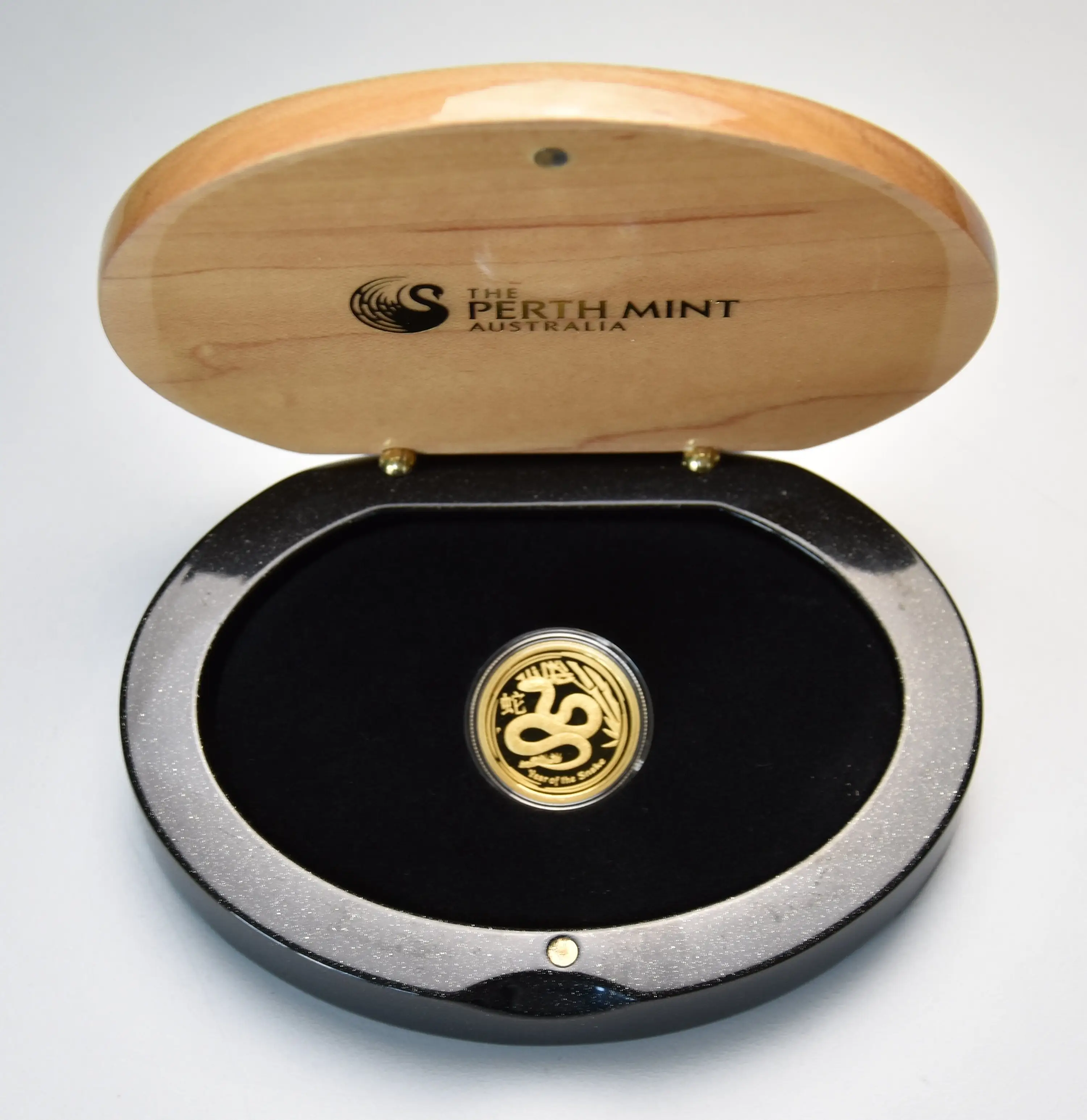 Lunar II "Schlange" 2013 - Australien 1/4 oz Goldmünze "Polierte Platte"