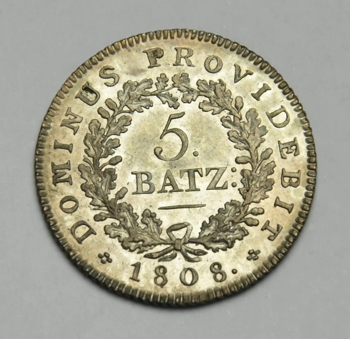 Schweiz Kanton Bern 5 Batzen 1808 (Silbermünze)
