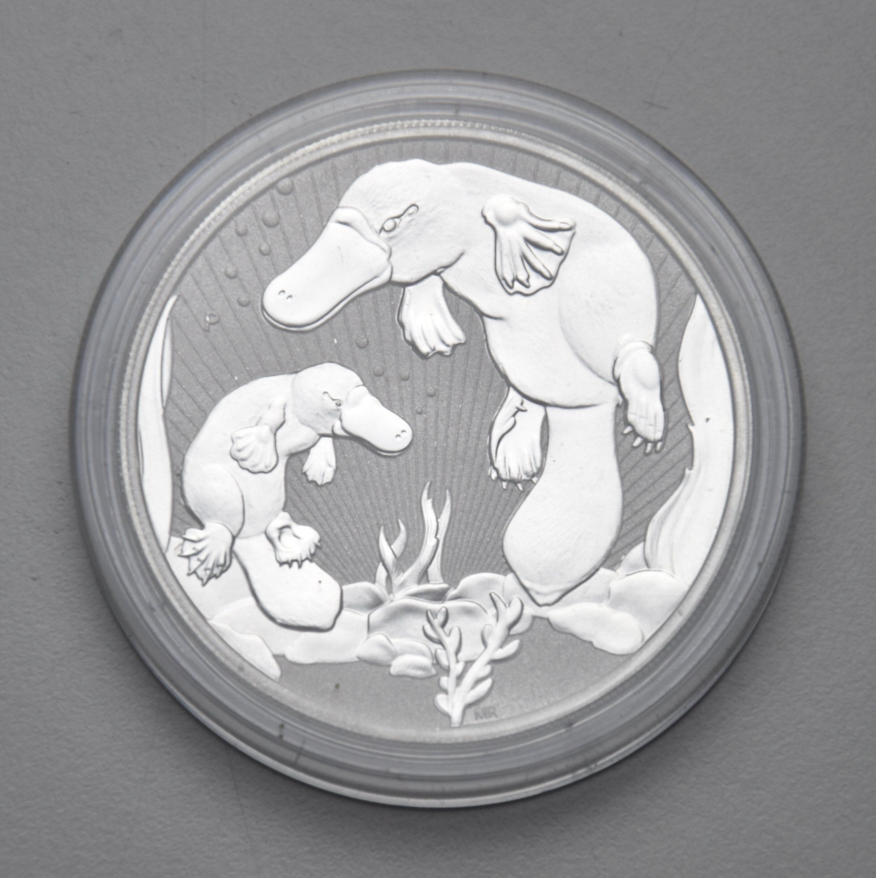 Australien 2 Dollars 2021 - 2 Unzen Silbermünze "Schnabeltier" "Platypus"