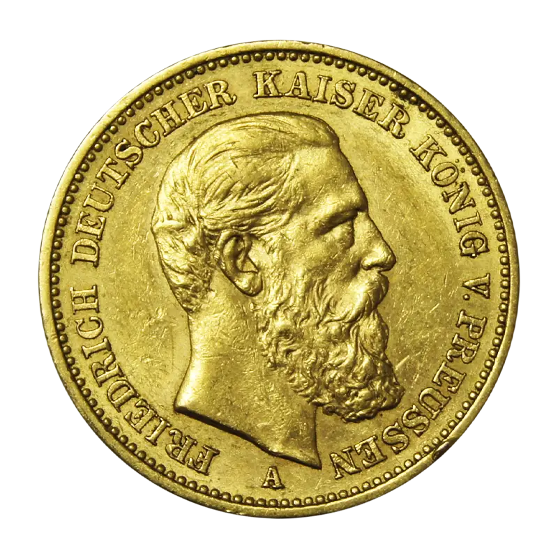 Deutschland Preussen 20 Mark 1888 A Friedrich - Goldmünze