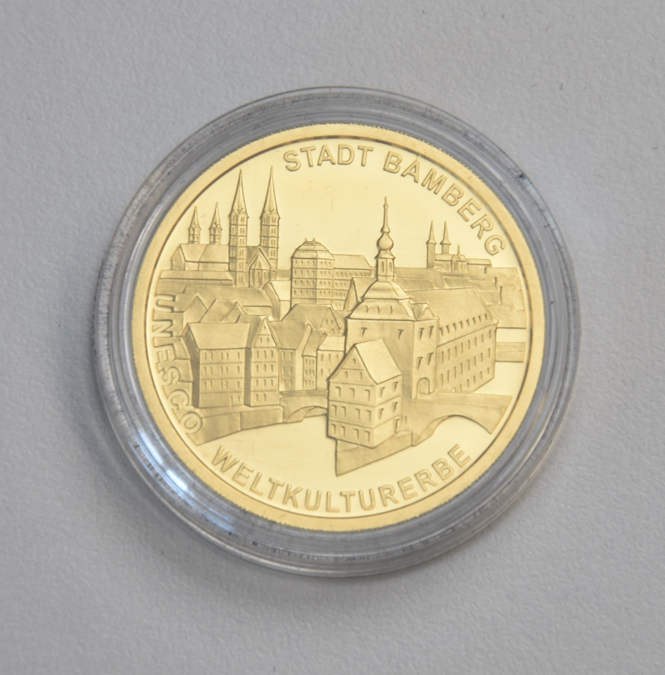 Deutschland 100 Euro 2004 - 1/2 oz Goldmünze "Bamberg"