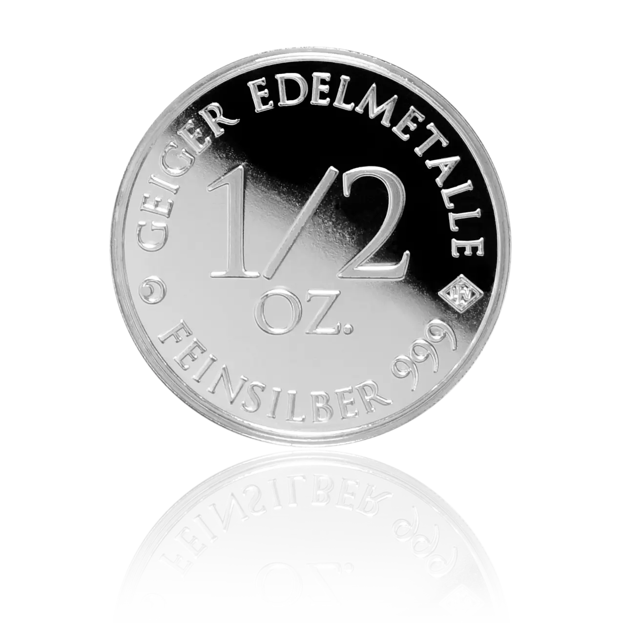 Silbermedaille Schloss Güldengossa - 1/2 oz .999 *Sonderangebot*