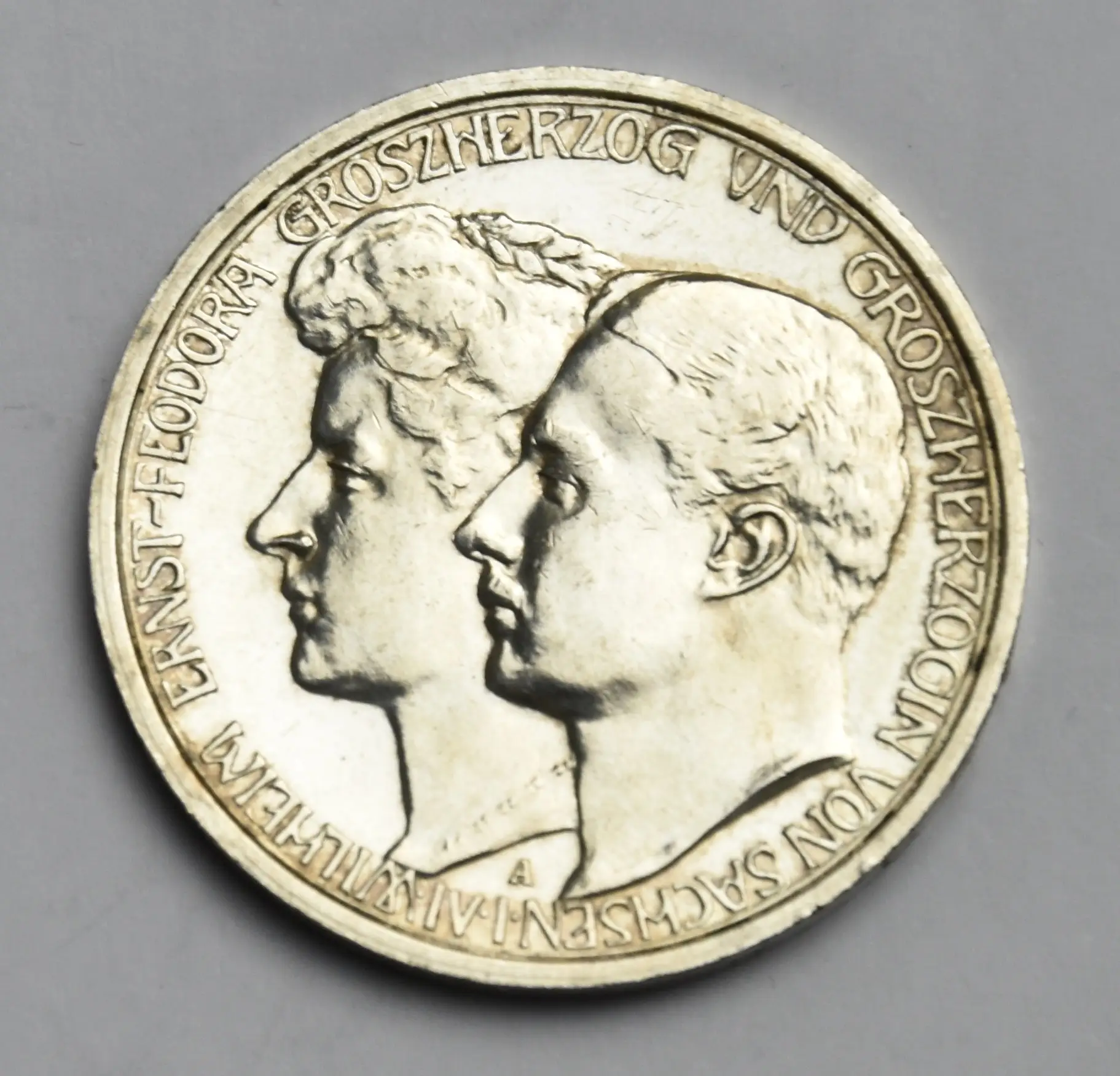 Deutschland Sachsen 3 Mark 1910 A Wilhelm Ernst Silbermünze