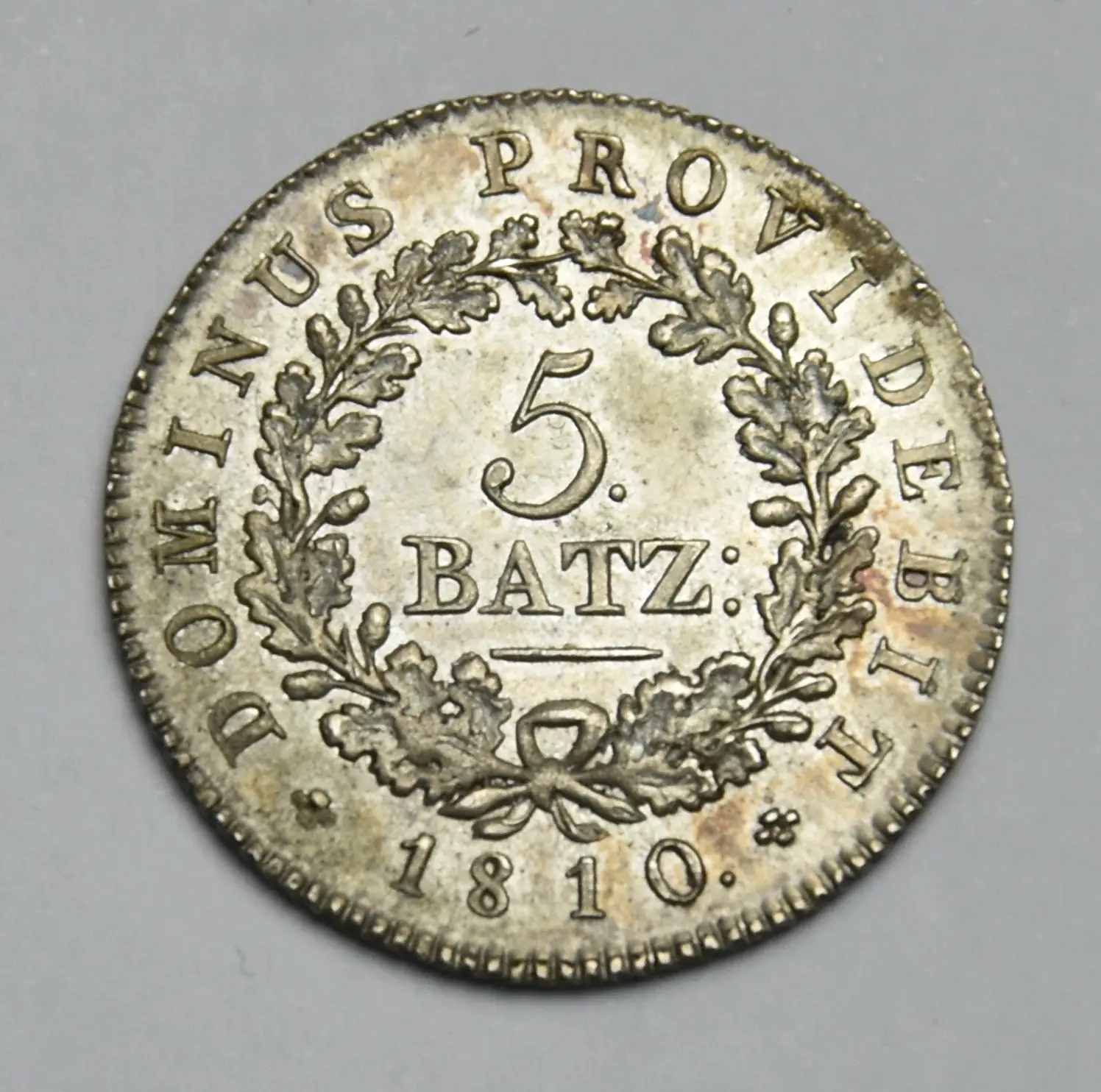 Schweiz Kanton Bern 5 Batzen 1810 (Silbermünze)