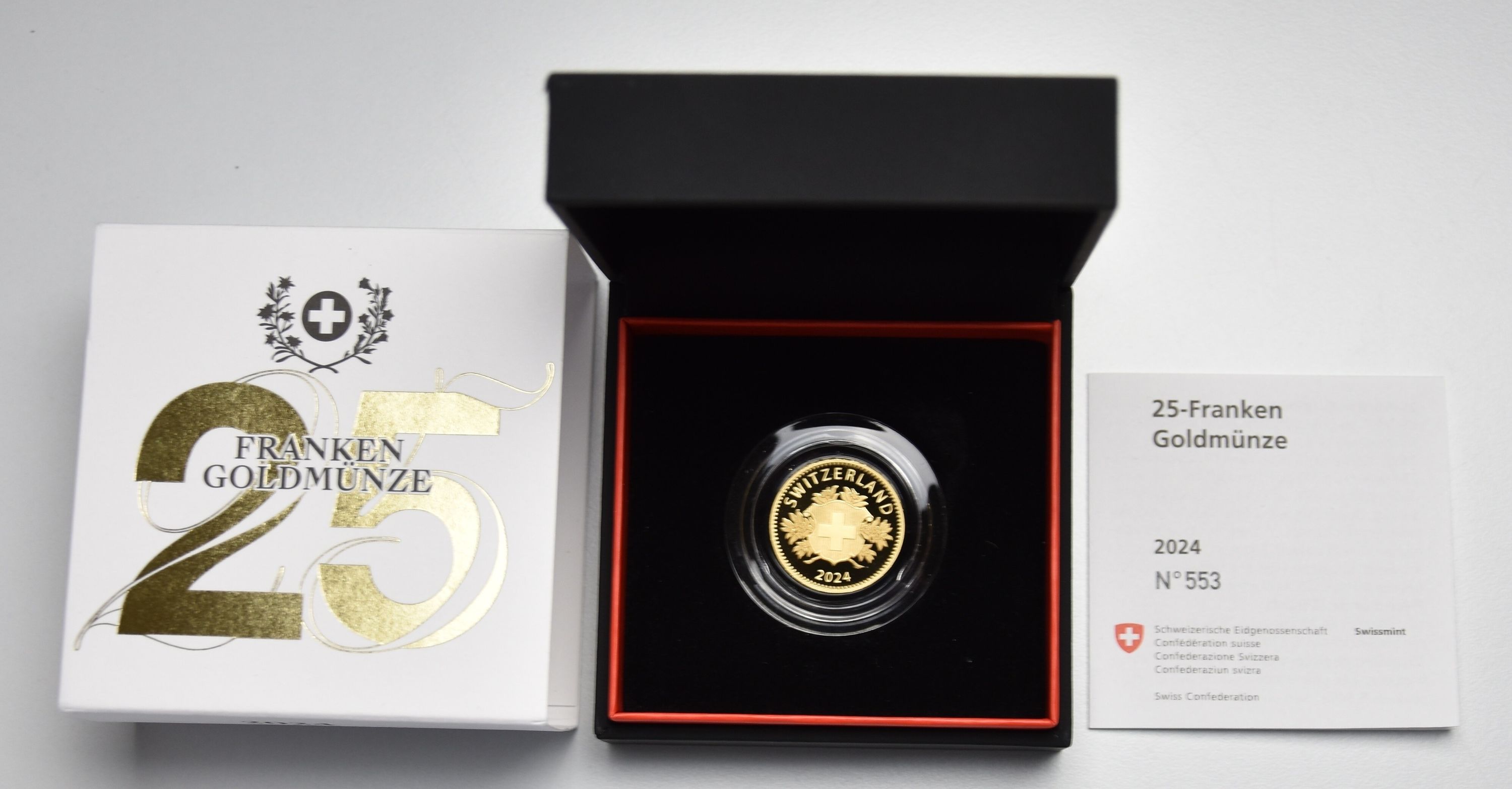 Schweiz 25 Franken 2024