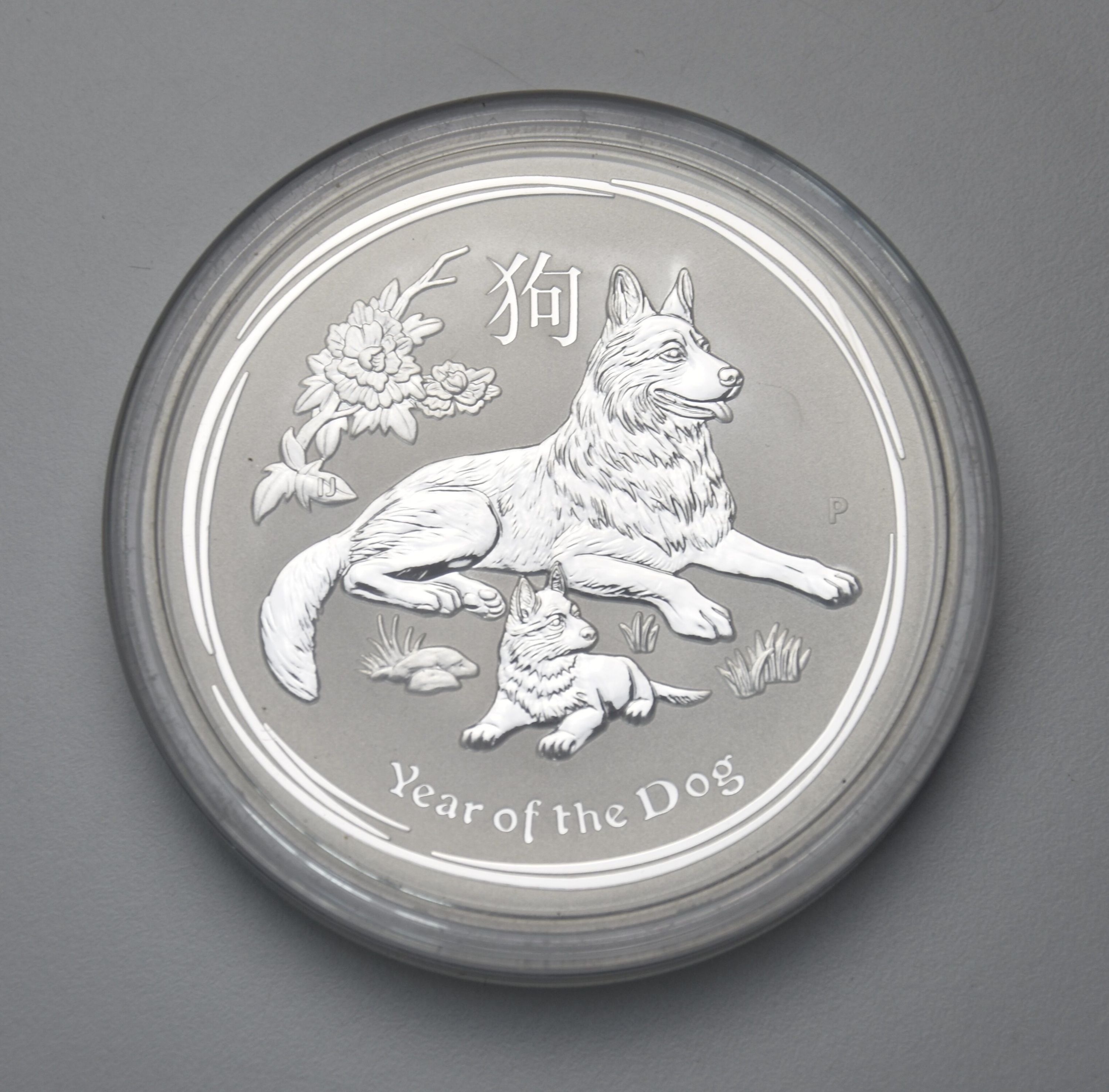 Lunar II "Hund" 2018 - Australien 5 oz Silbermünze