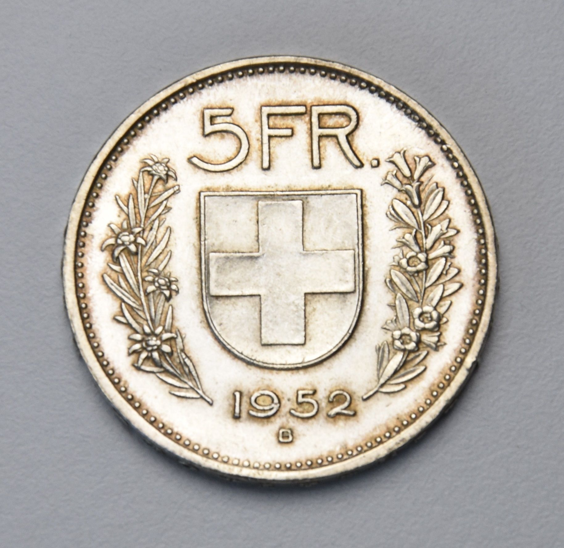 Schweiz 5 Franken 1952 (Alphirte)