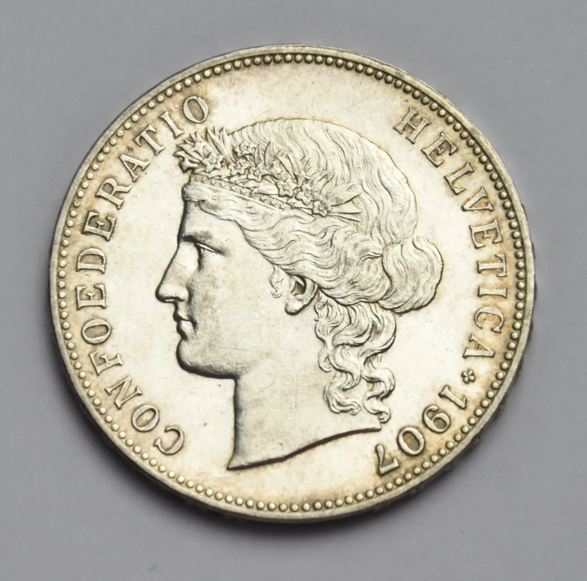 Schweiz 5 Franken - 1907 B (Helvetia)