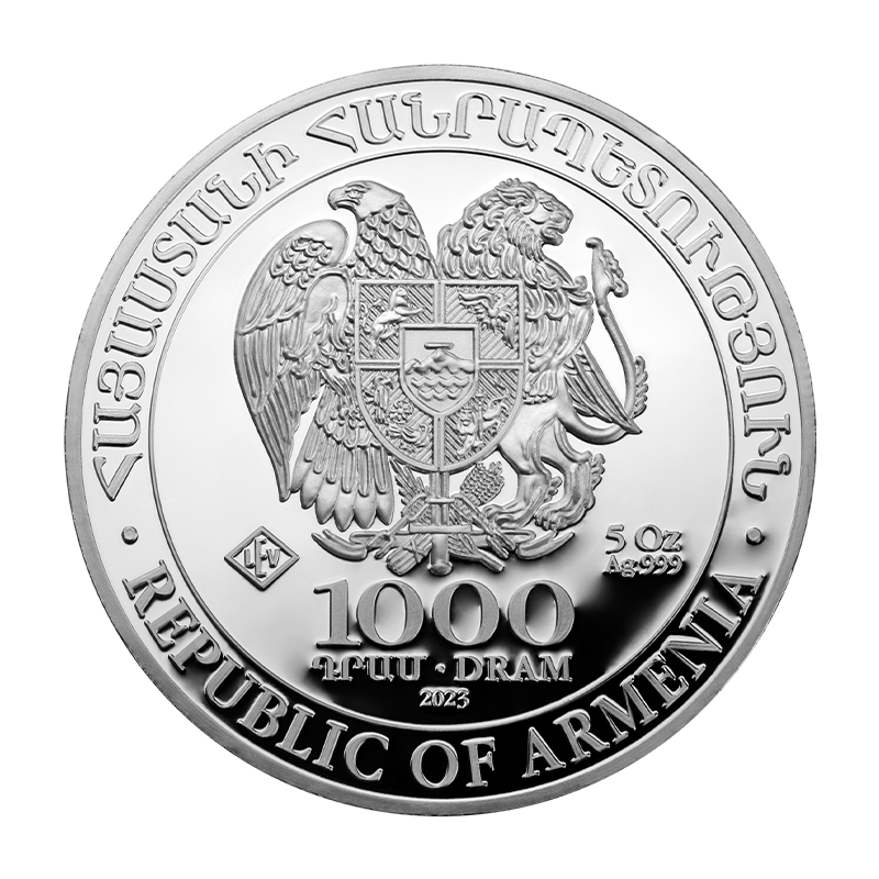 Noah's Ark - 5 oz silver coin .999 *immediately available new*
