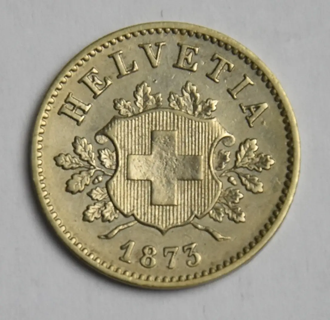 Switzerland 10 centimes - 1873 B