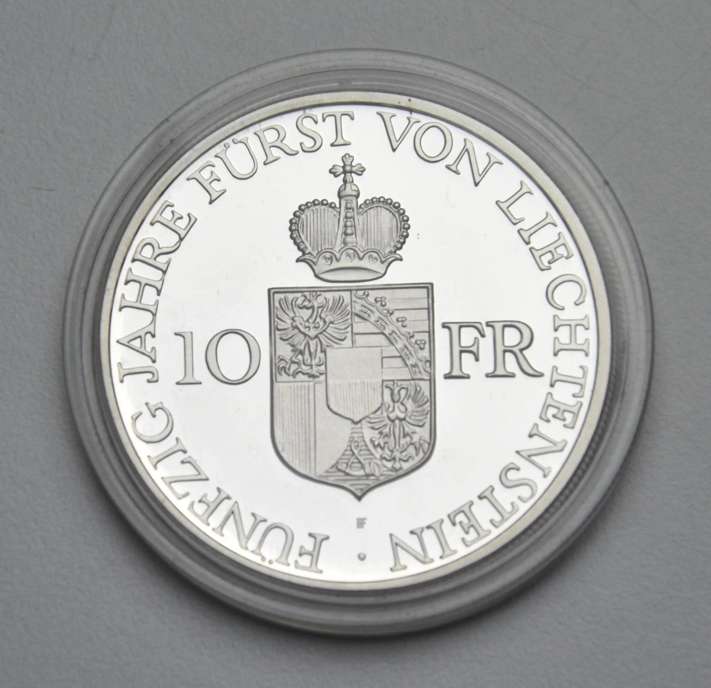 Liechtenstein 10 francs 1988 Franz Josef II (proof)