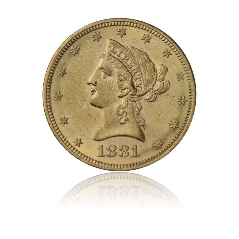 10 USD Liberty Coronet Head Eagle - USA gold coin