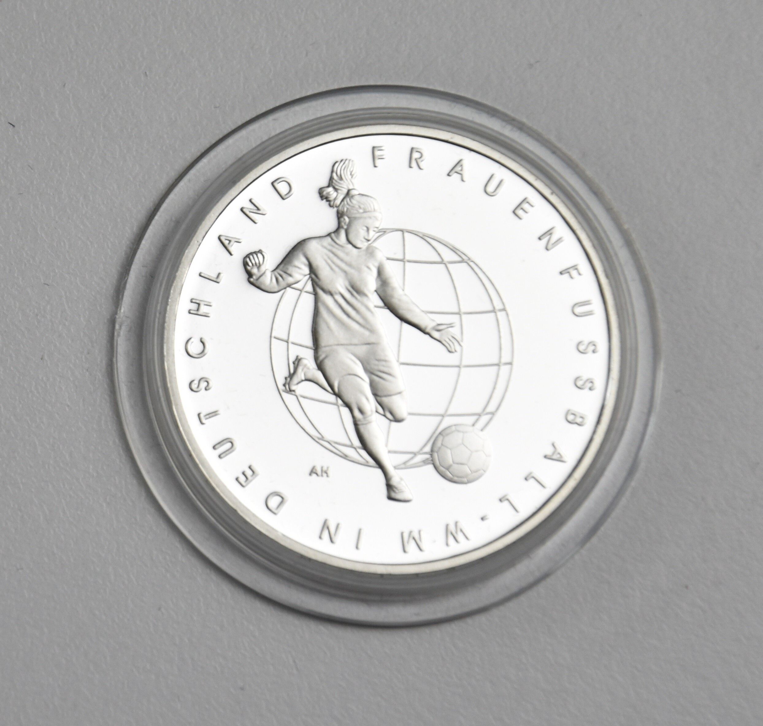 Deutschland 10 Euro 2011 Gedenkmünze (Spiegelglanz) Frauenfussball-WM in Deutschland