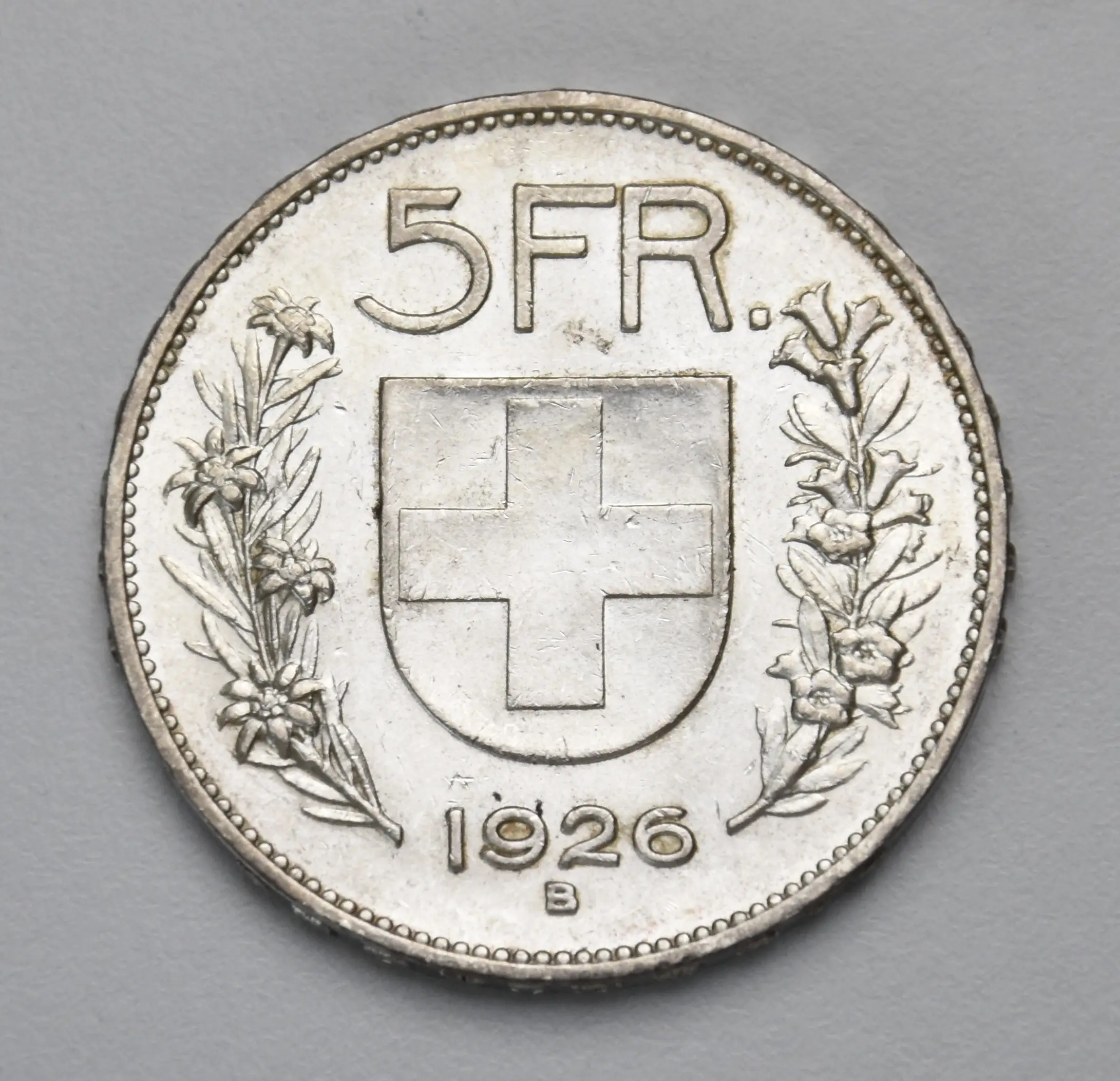 Schweiz 5 Franken - 1926 B (Alphirte)