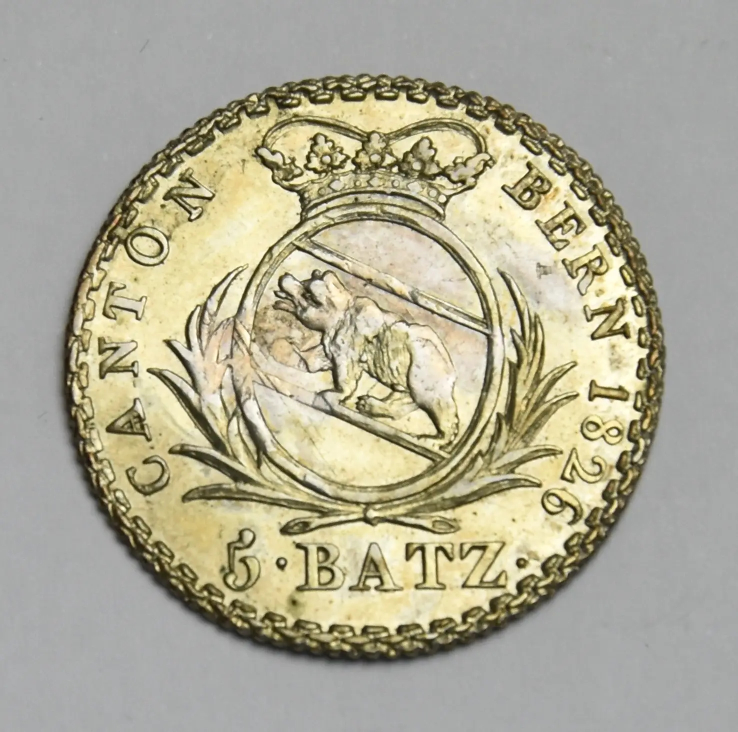 Schweiz Kanton Bern 5 Batzen 1826 (Silbermünze)