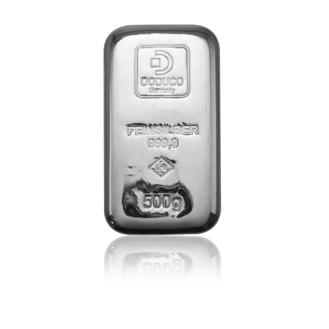 Silberbarren LEV "Doduco" - 500 g .9999 gegossen *Sonderangebot*