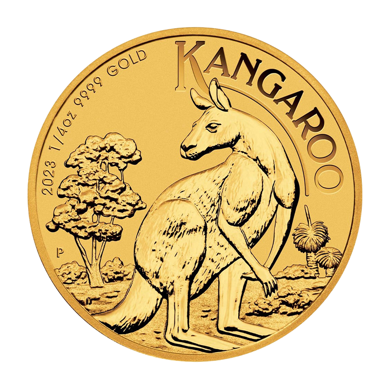 Känguru Nugget (Kangaroo) - Australien 1/4 oz Goldmünze *Sonderangebot*