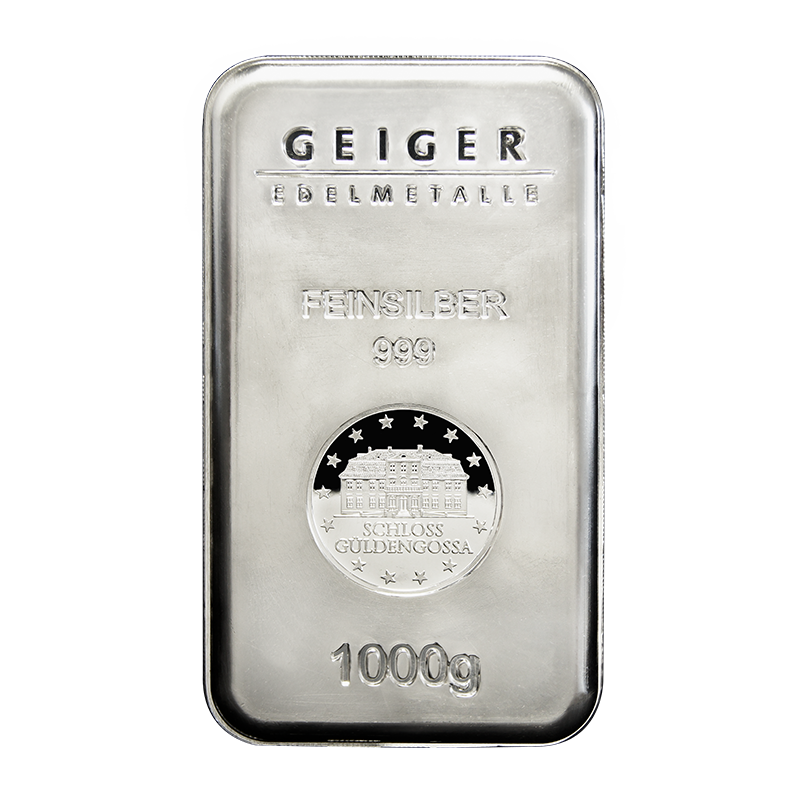 Silberbarren Security Line Schloss Güldengossa - 1 kg .999
