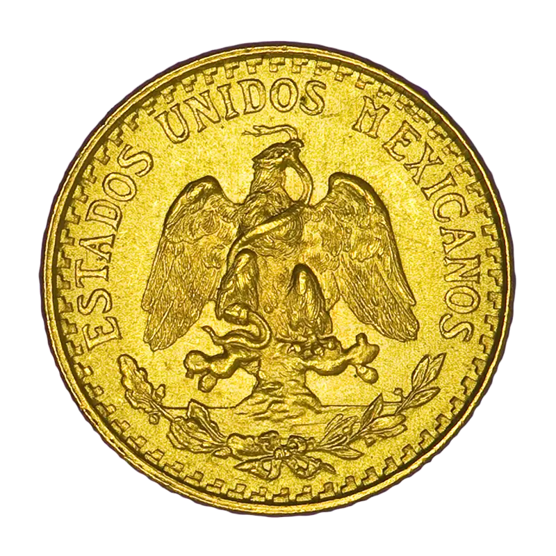 Mexiko 2 Pesos 1945 Goldmünze
