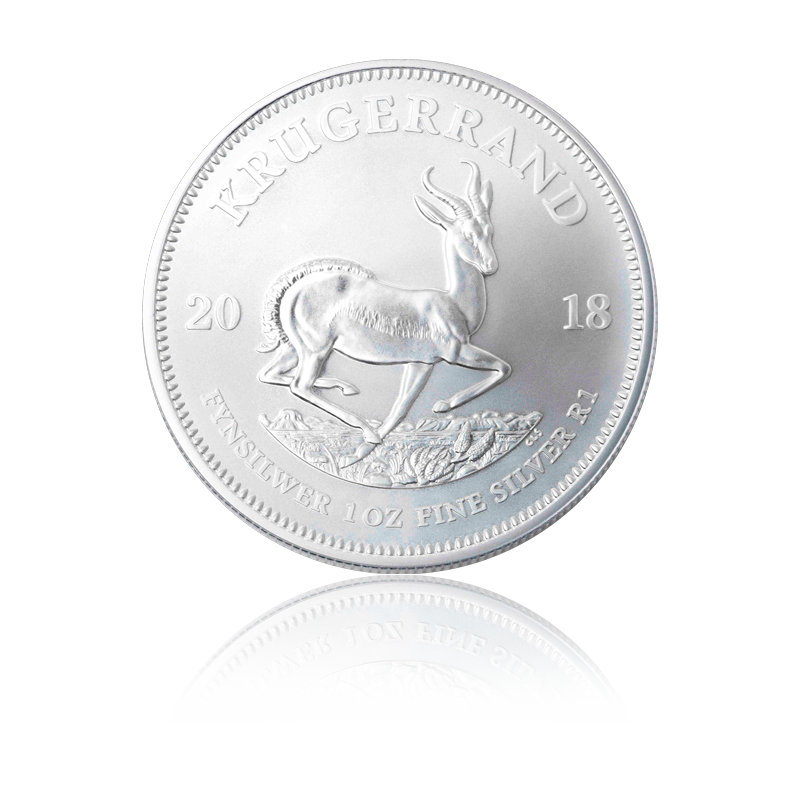 Krügerrand - Südafrika 1 oz Silbermünze *Sonderangebot*