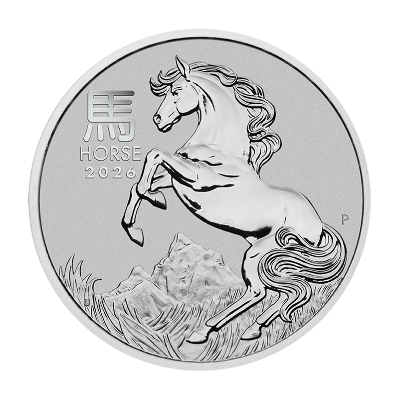 Lunar III "Pferd" 2026 - Australien 1 oz Platinmünze