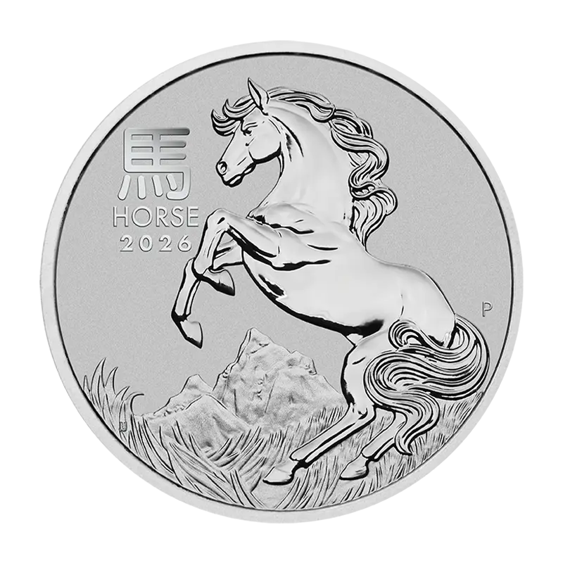 Lunar III "Pferd" 2026 - Australien 1 oz Platinmünze