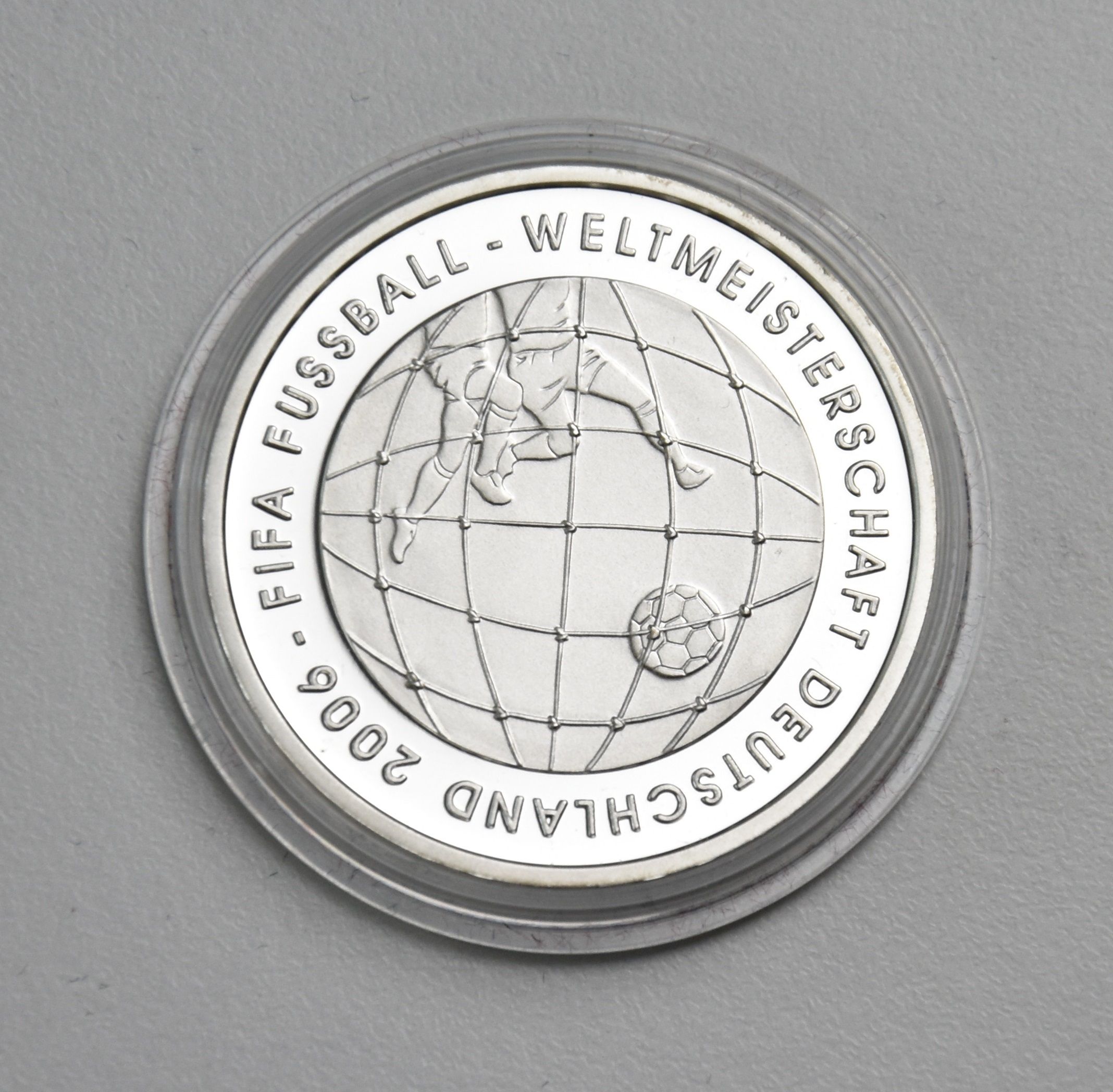 Deutschland 10 Euro 2005 Gedenkmünze (Spiegelglanz) FIFA-Fußball-WM Deutschland 2006 - 3. Ausgabe