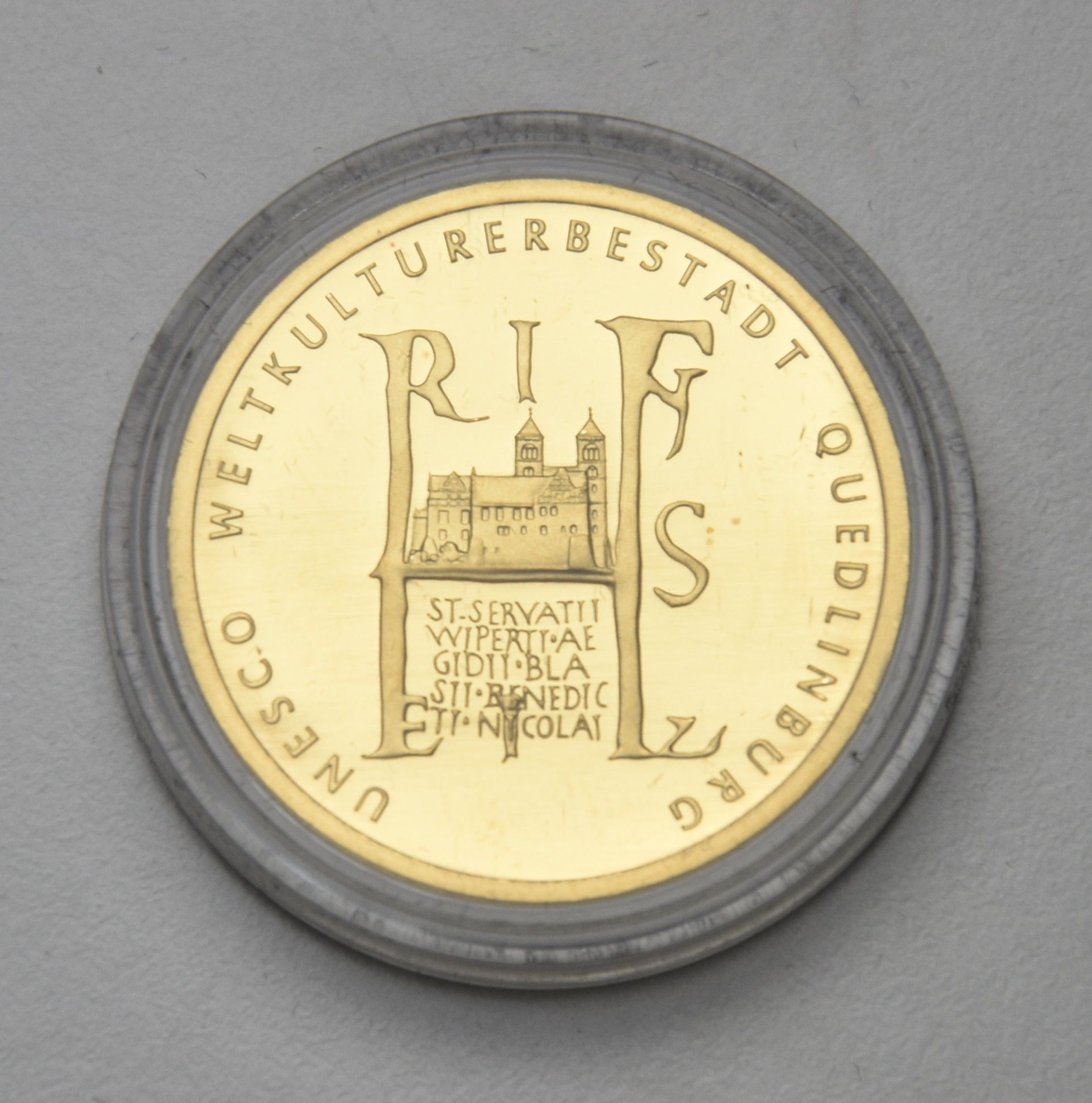 Deutschland 100 Euro 2003 - 1/2 oz Goldmünze "Quedlinburg"