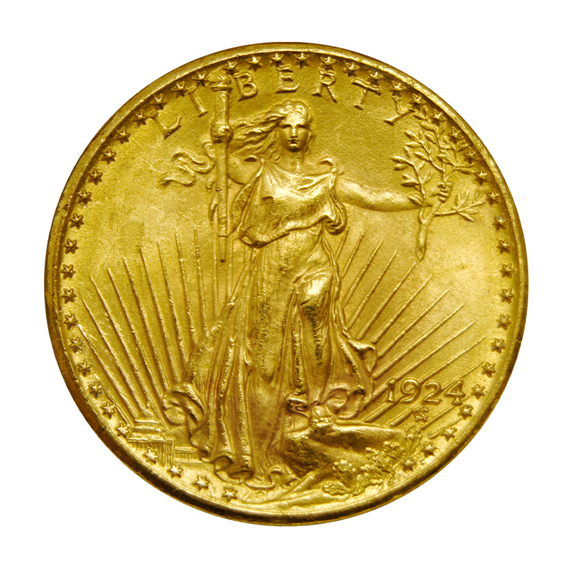 20 Dollars American Double Eagle - St. Gaudens - Year 1907 bis 1933