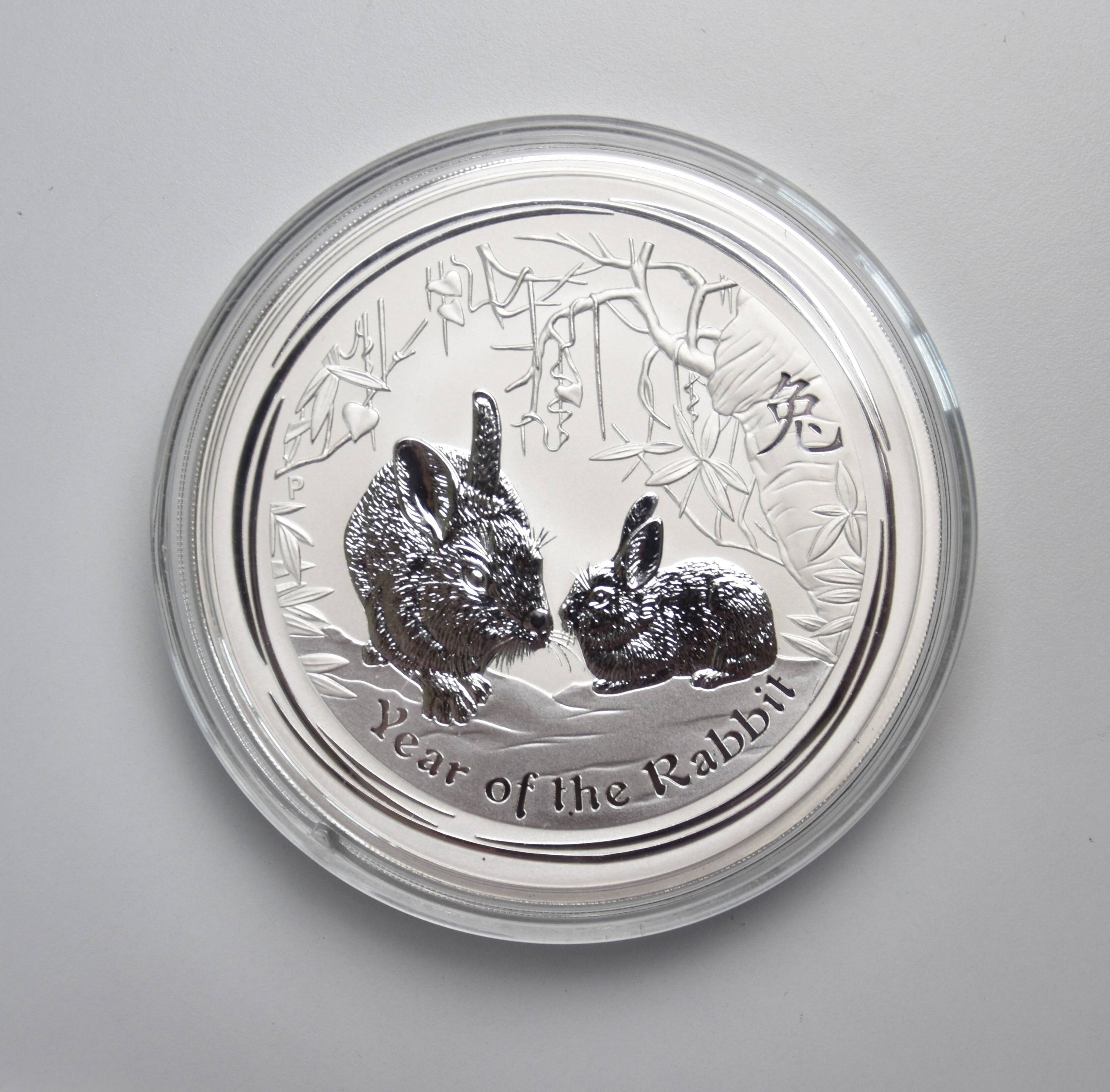 Lunar II "Hase" 2011 - Australien 1 kg Silbermünze