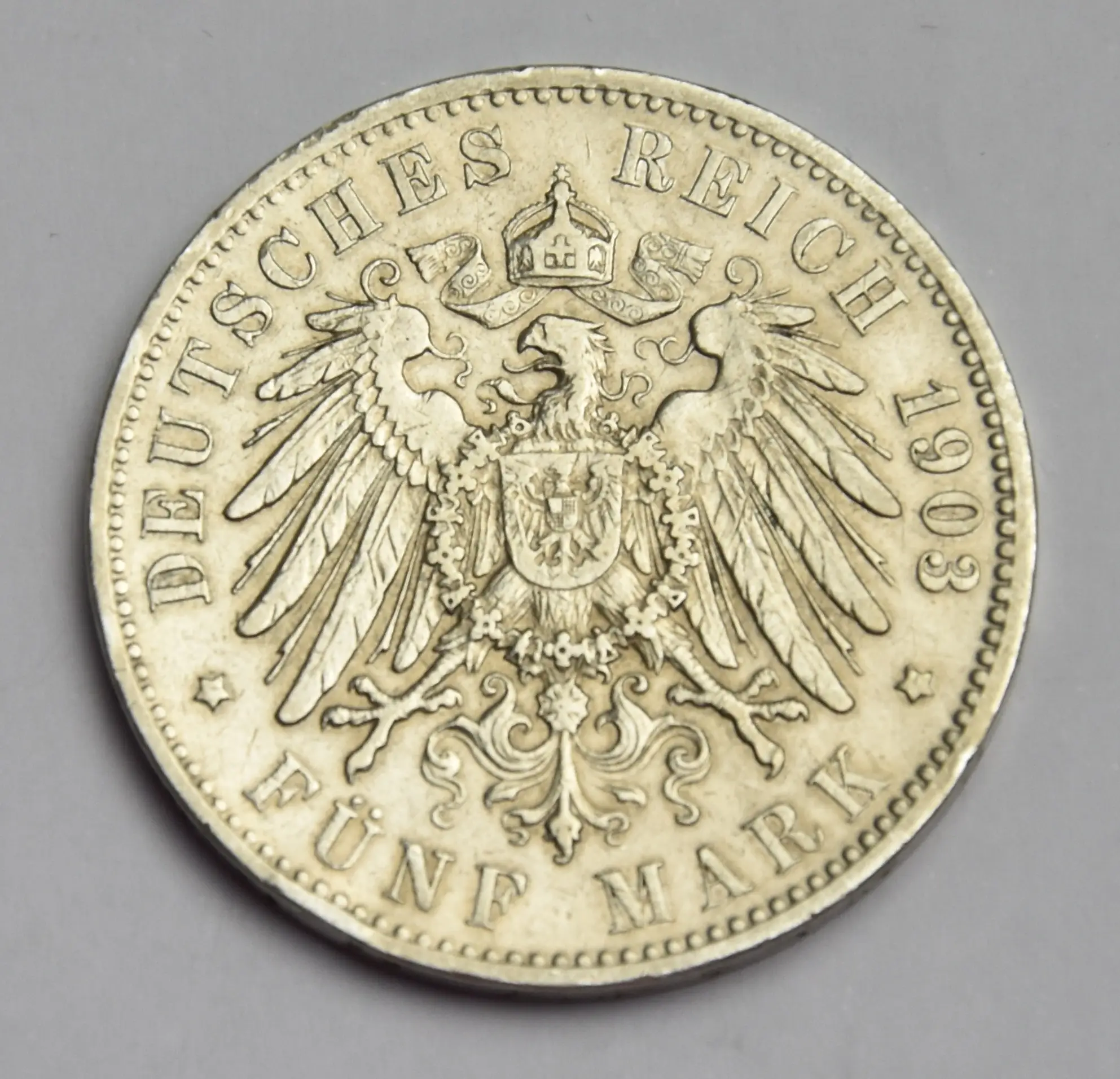 Germany, Hamburg, 5 Mark 1903 J silver coin