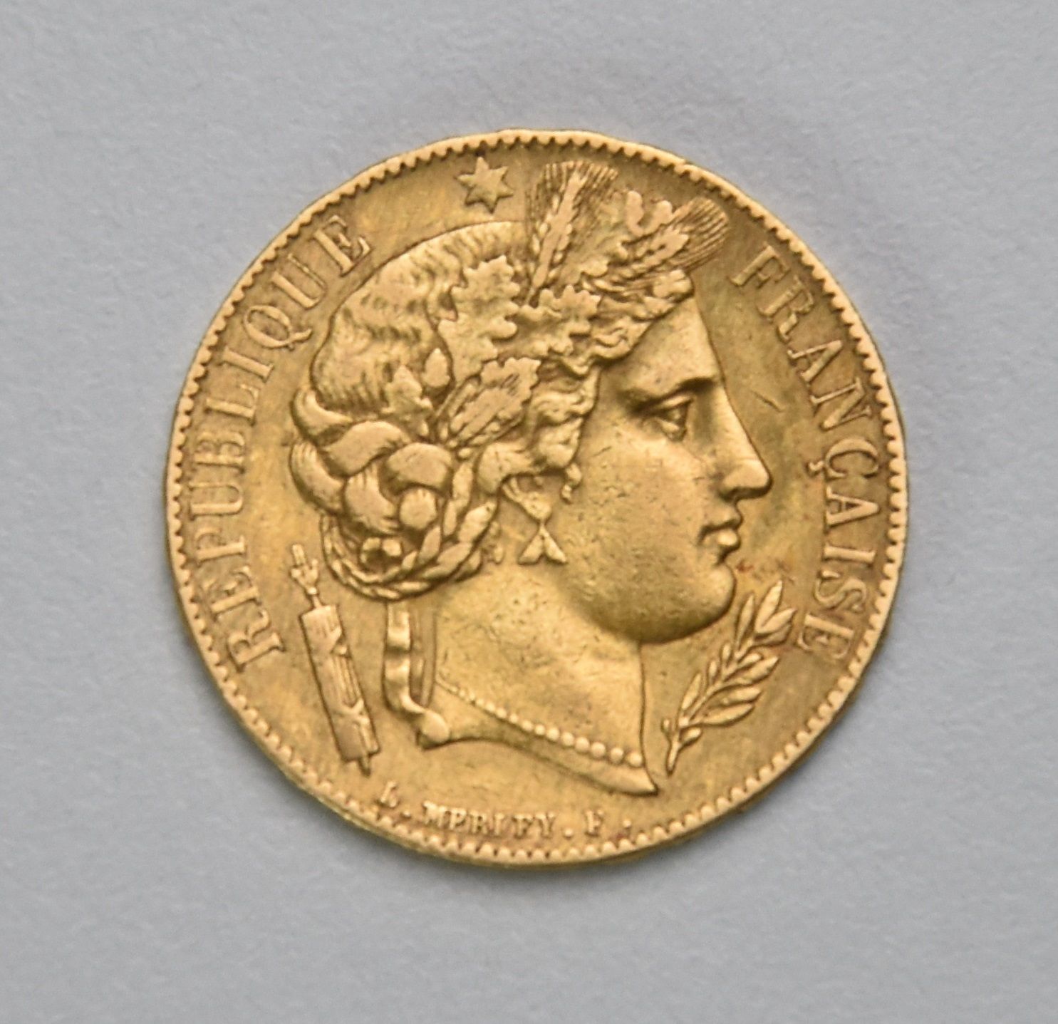 20 Francs Frankreich - Cérès Goldmünze
