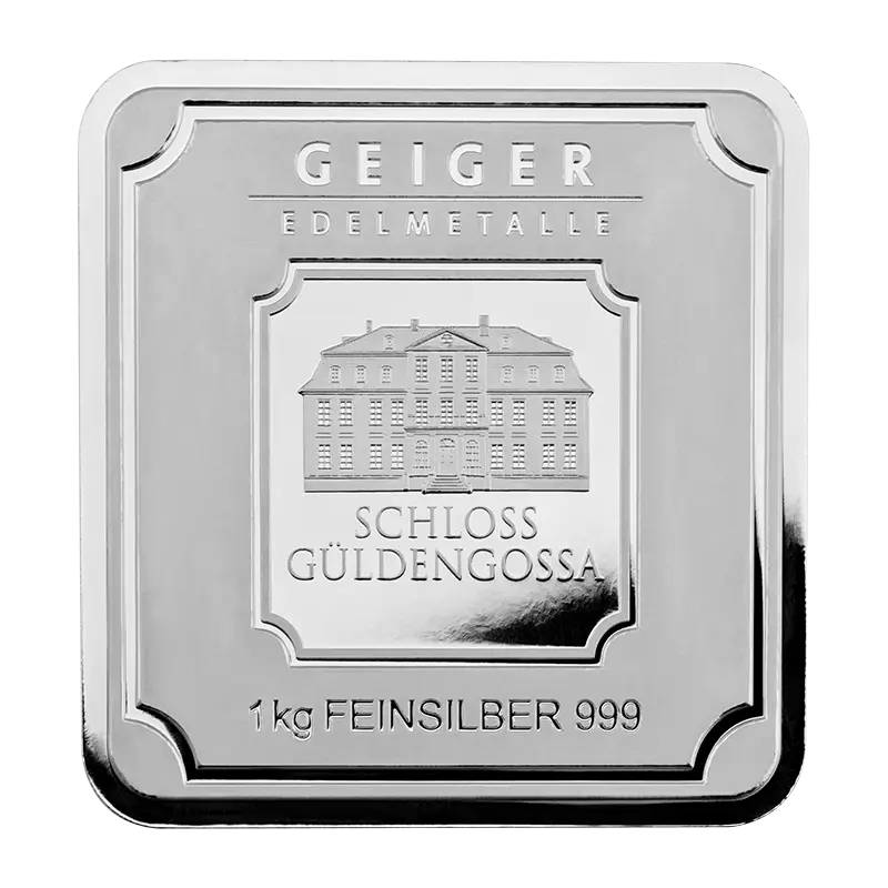 Silberbarren Geiger original - 1 kg .999 Prägebarren Geiger Edelmetalle *Neuware - sofort verfügbar*