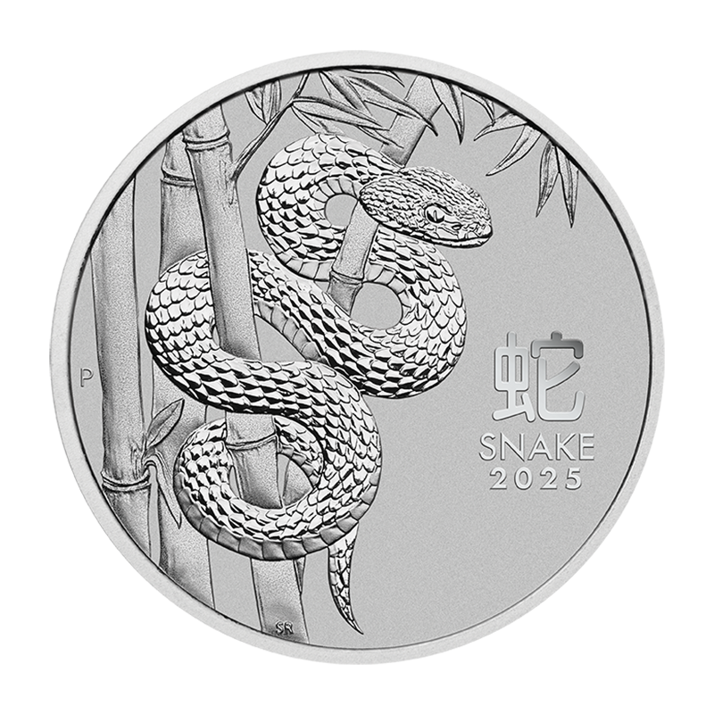Lunar III Schlange 2025 Australien 1 oz Platinmunze