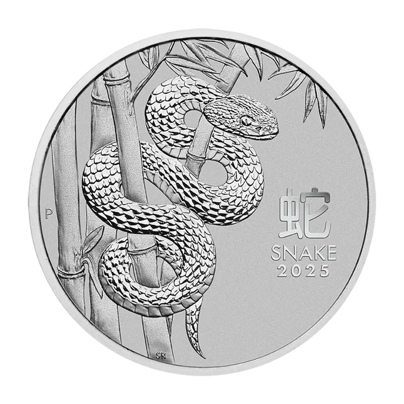 Lunar III "Schlange" 2025 - Australien 1 oz Platinmünze