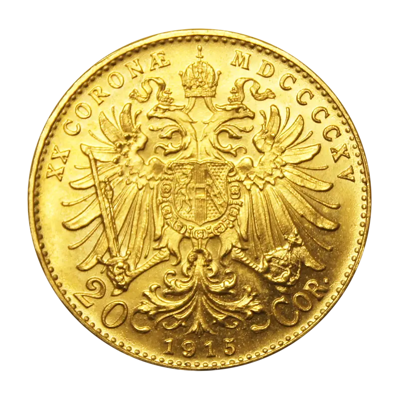 20 Kronen Österreich 1915 Goldmünze (Offizielle Nachprägung) Kaiser Franz Joseph I