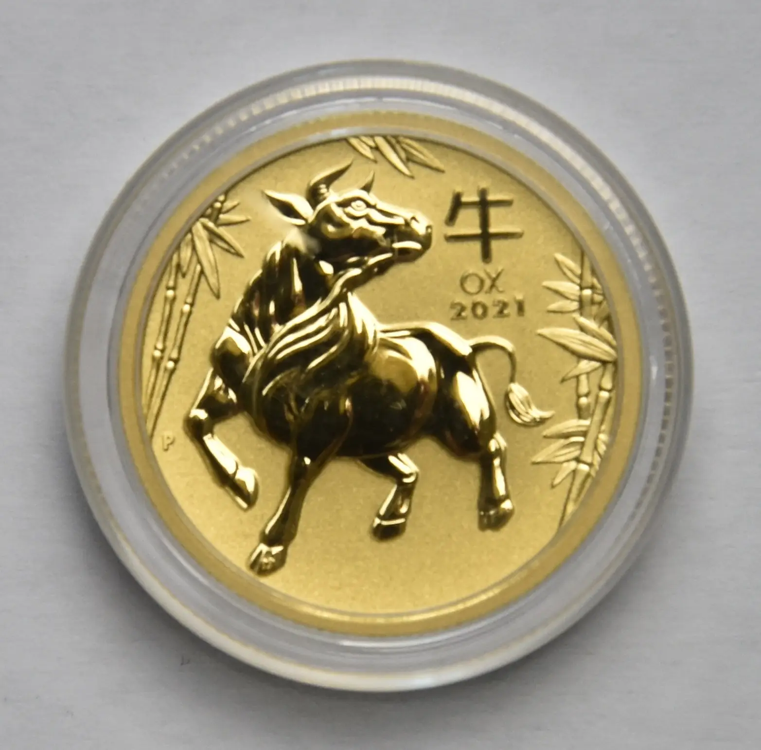 Lunar III "Ochse" 2021 - Australien 1/4 oz Goldmünze