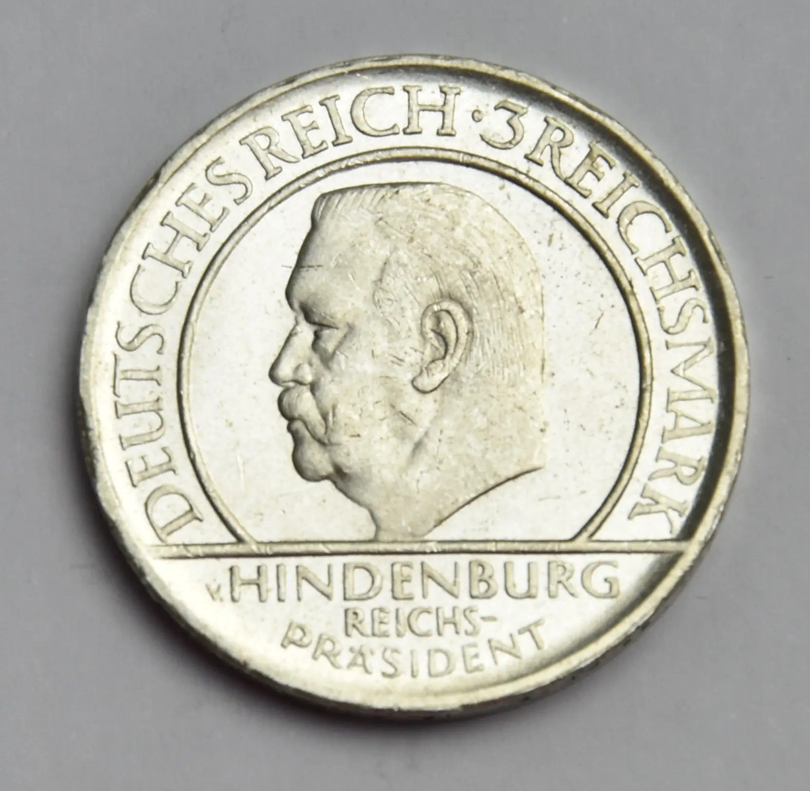 Deutschland Weimarer Republik 3 Reichsmark 1929 J Schwurhand