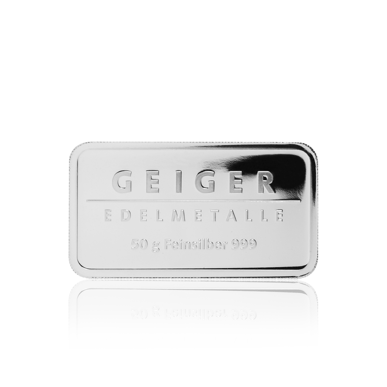 silver bar 50 g .999 - Schloss Güldengossa *special offer*