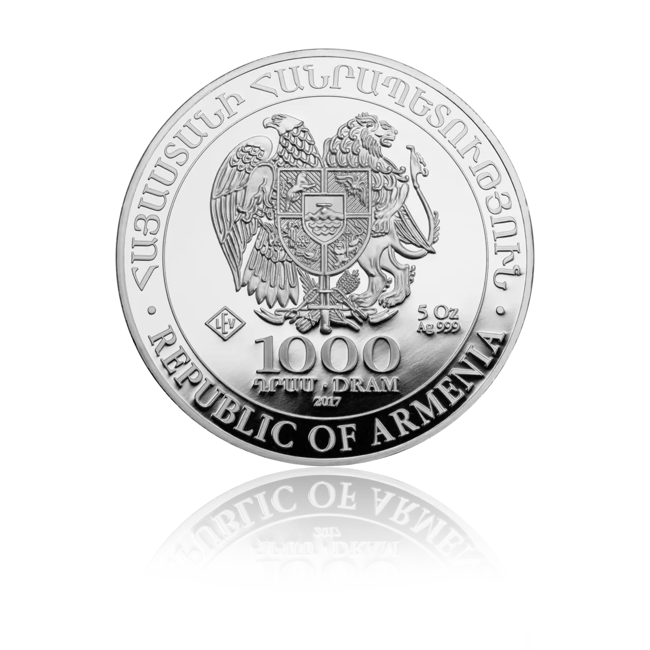 Arche Noah - Armenien 5 oz Silbermünze .999 *Sonderangebot*
