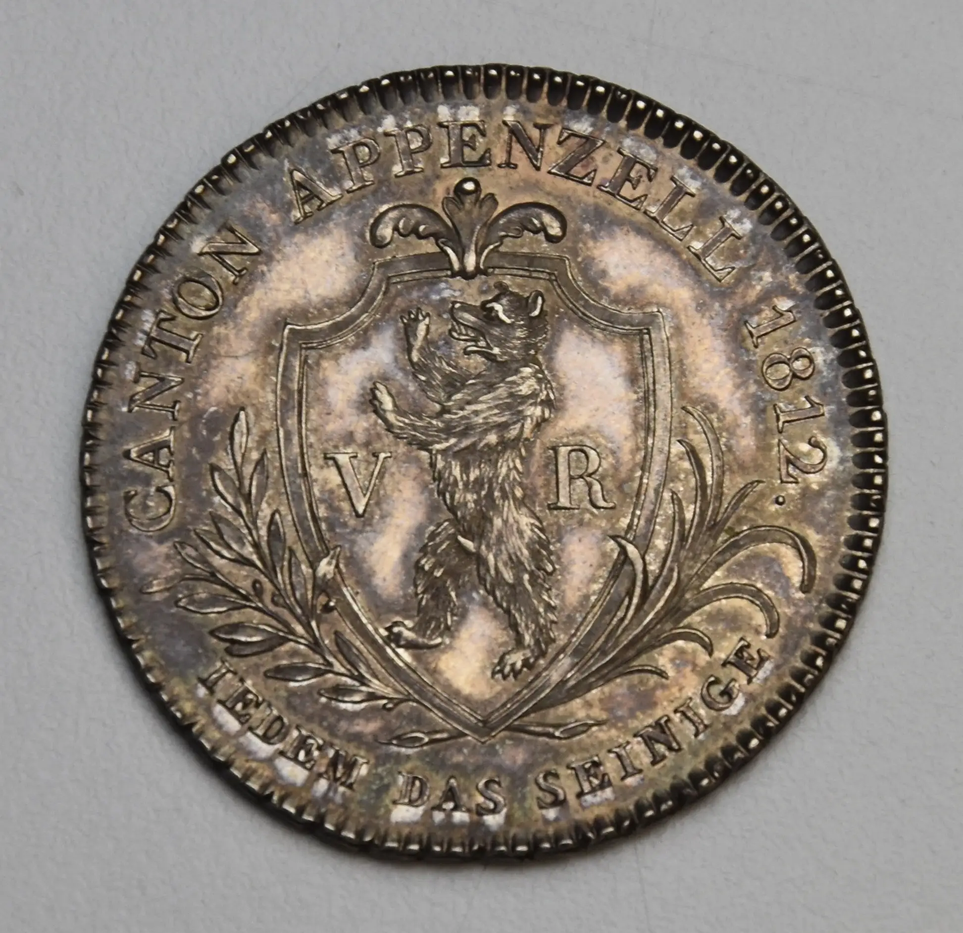 Schweiz Kanton Appenzell - Ausserrhoden 2 Franken 1812