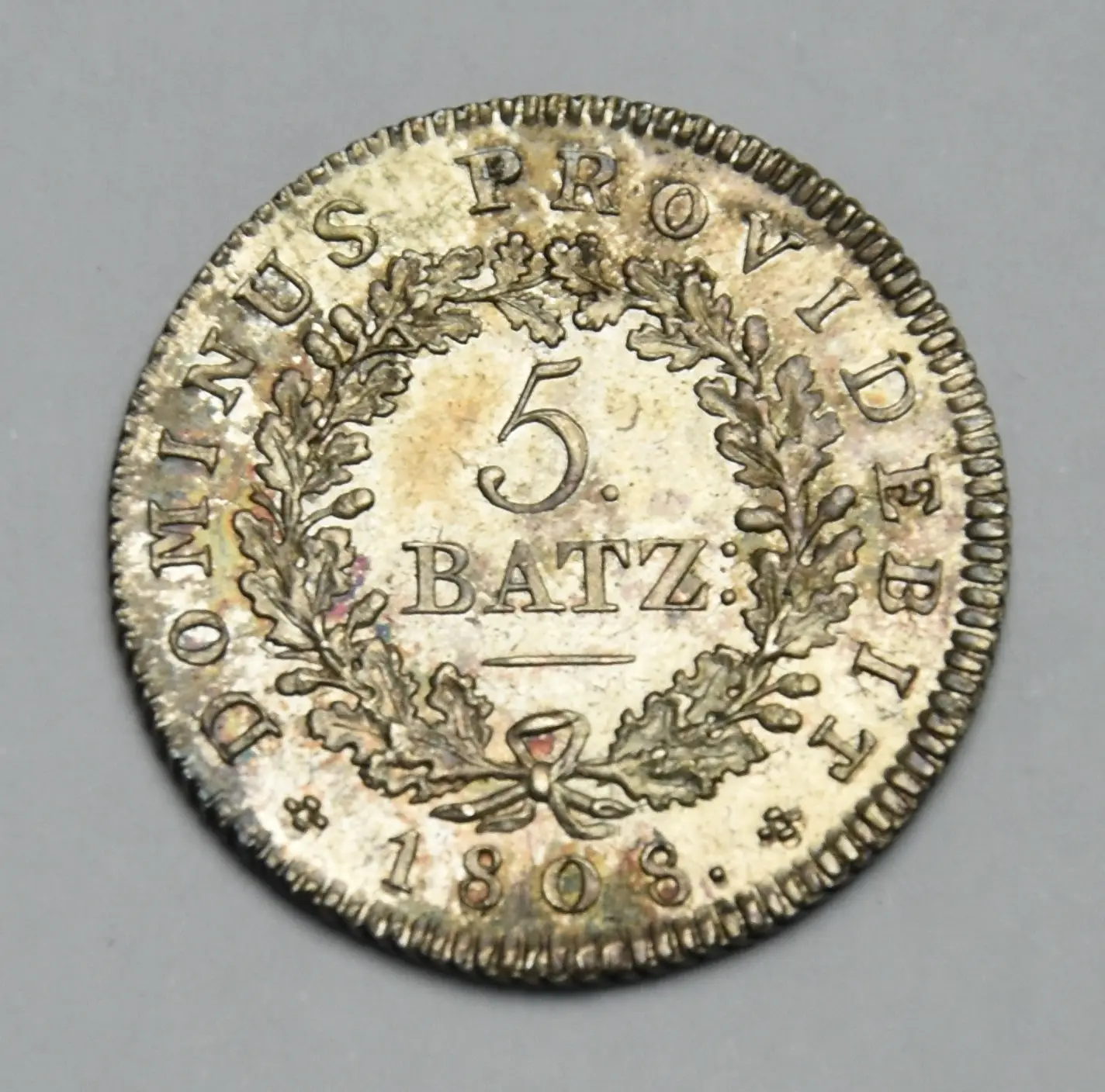 Schweiz Kanton Bern 5 Batzen 1808 (Silbermünze)