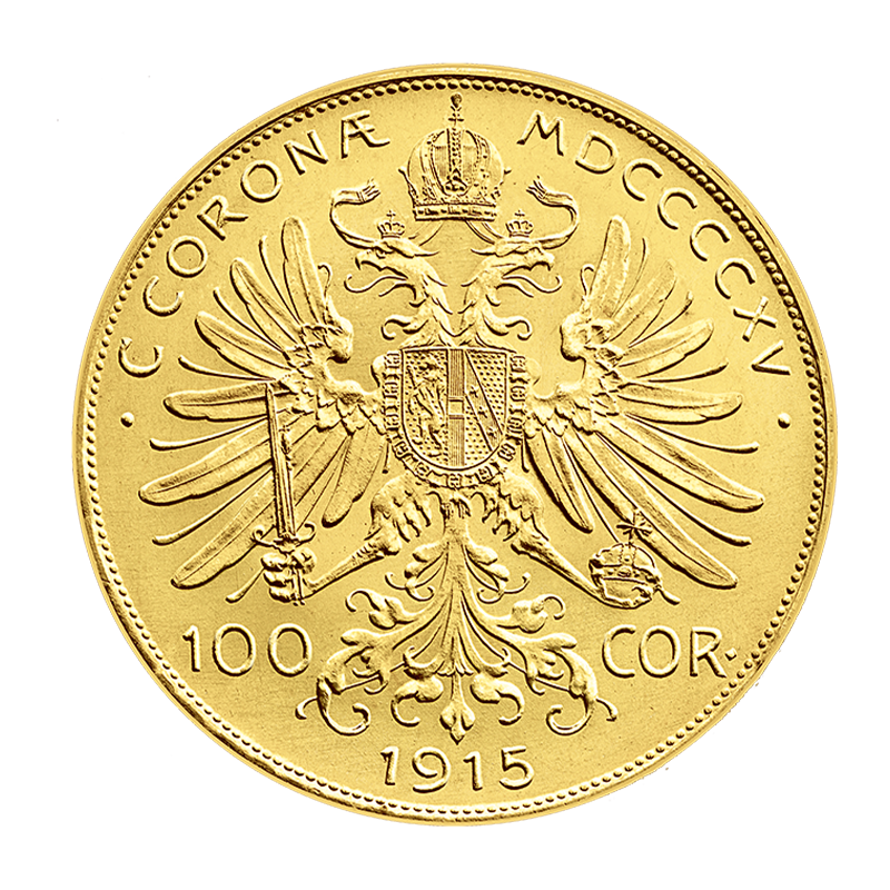 100 Kronen Österreich 1915 Goldmünze (Offizielle Nachprägung) Kaiser Franz Joseph I