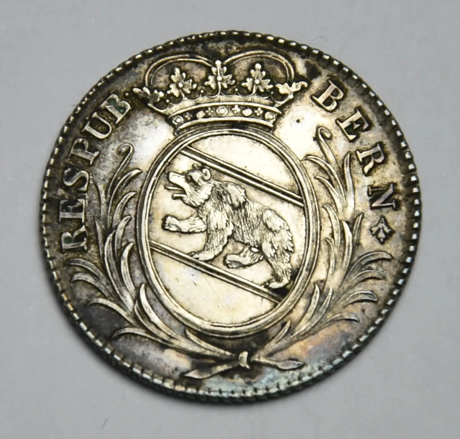 Schweiz Kanton Bern 5 Batzen 1818 (Silbermünze)
