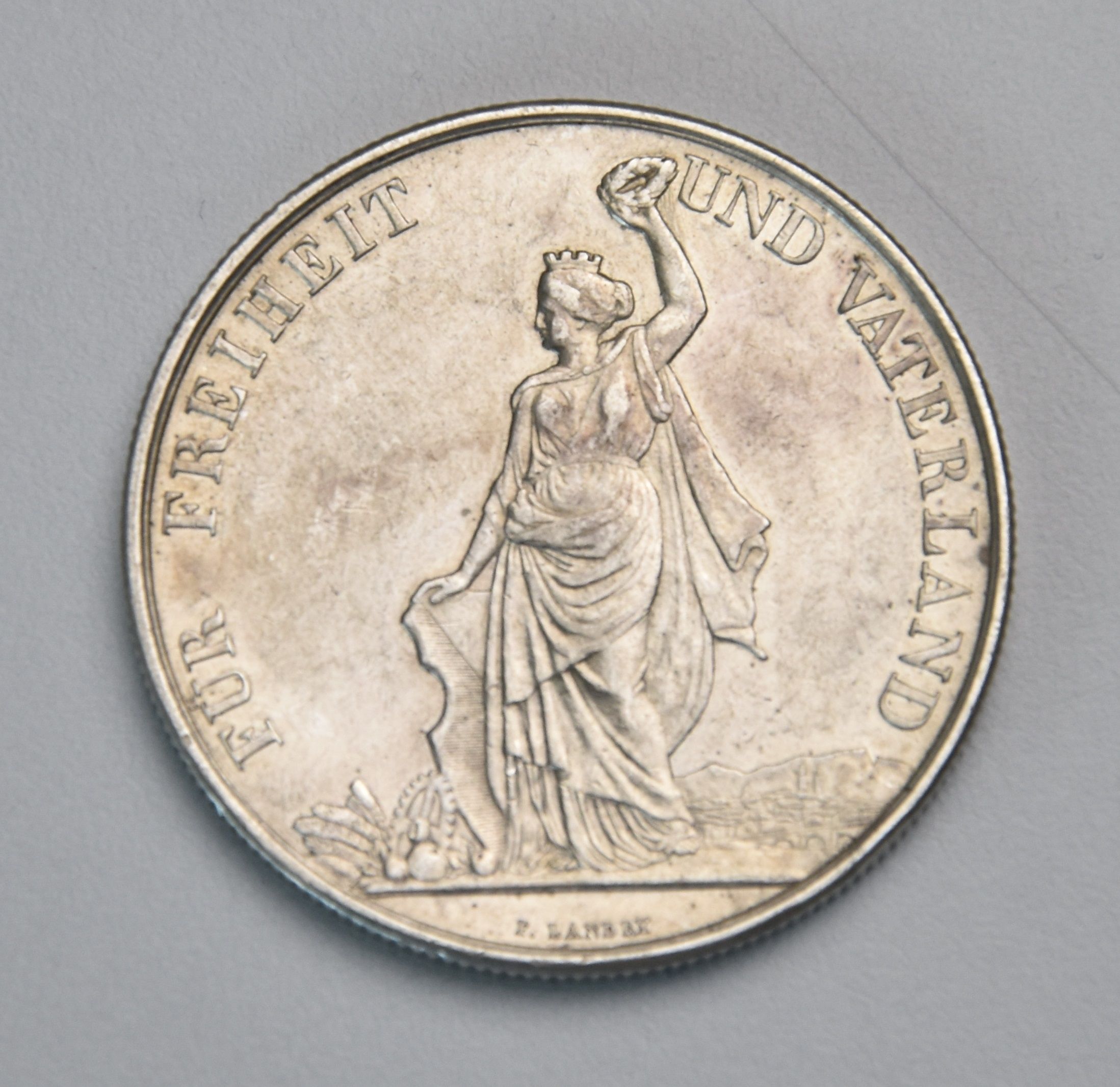 Schweiz Schützentaler 5 Franken 1872 Zürich
