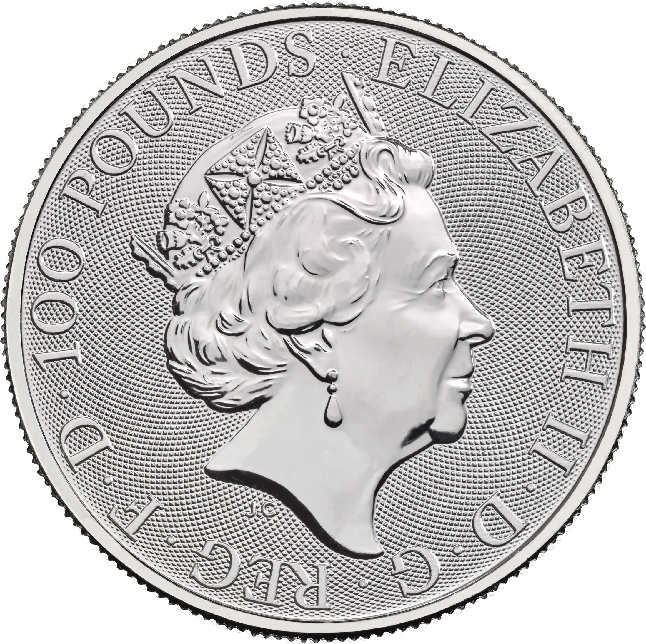 The Queens Beast "Das Weiße Pferd von Hannover" 2021 1 oz Platinmünze .9995 ZFL