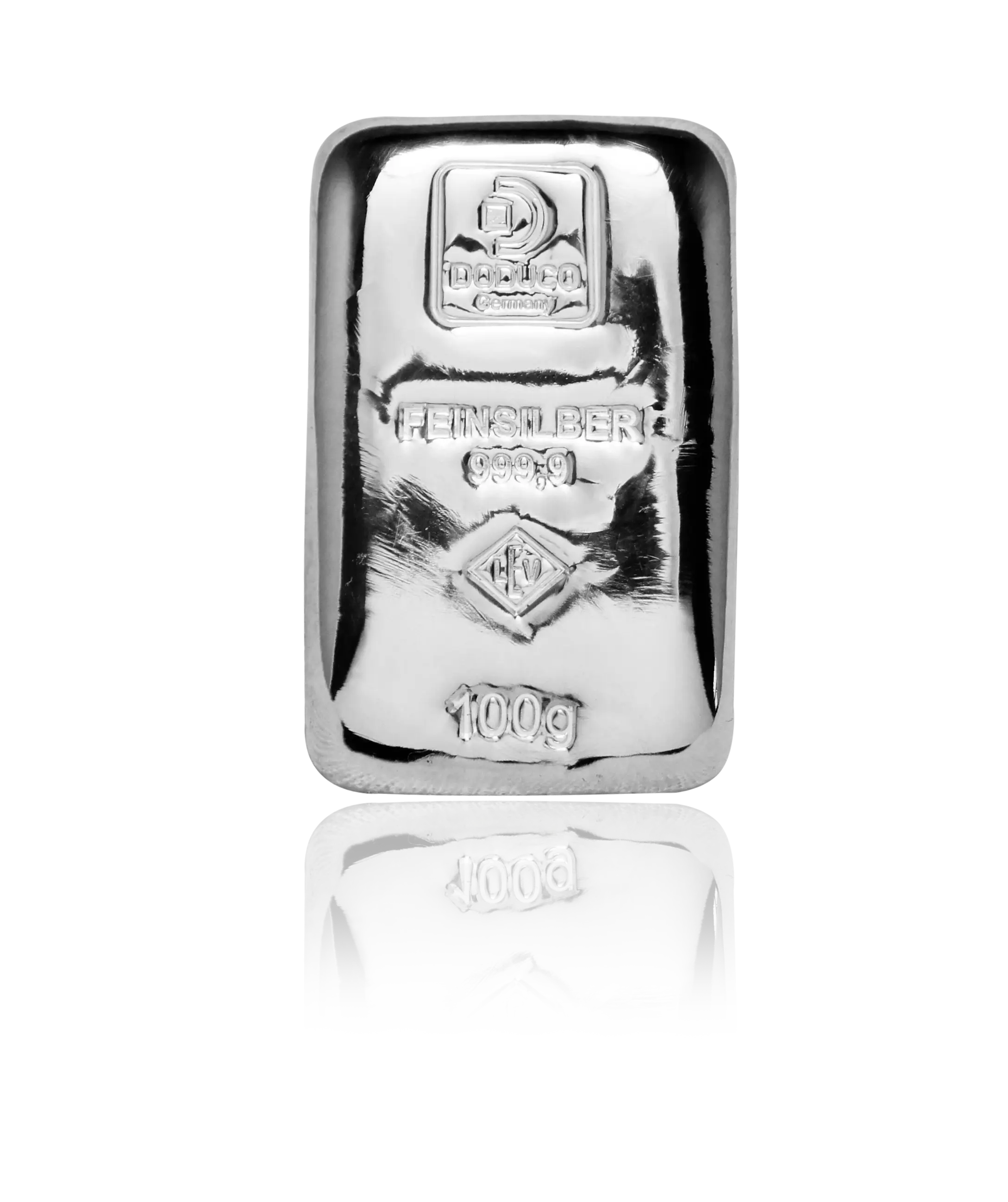 silver bar 100 g 999,9 - Doduco/LEV *special offer*