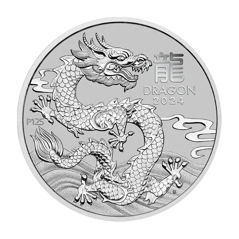 Lunar III "Drache" 2024 - Australien 1 oz Platinmünze *Sonderangebot*
