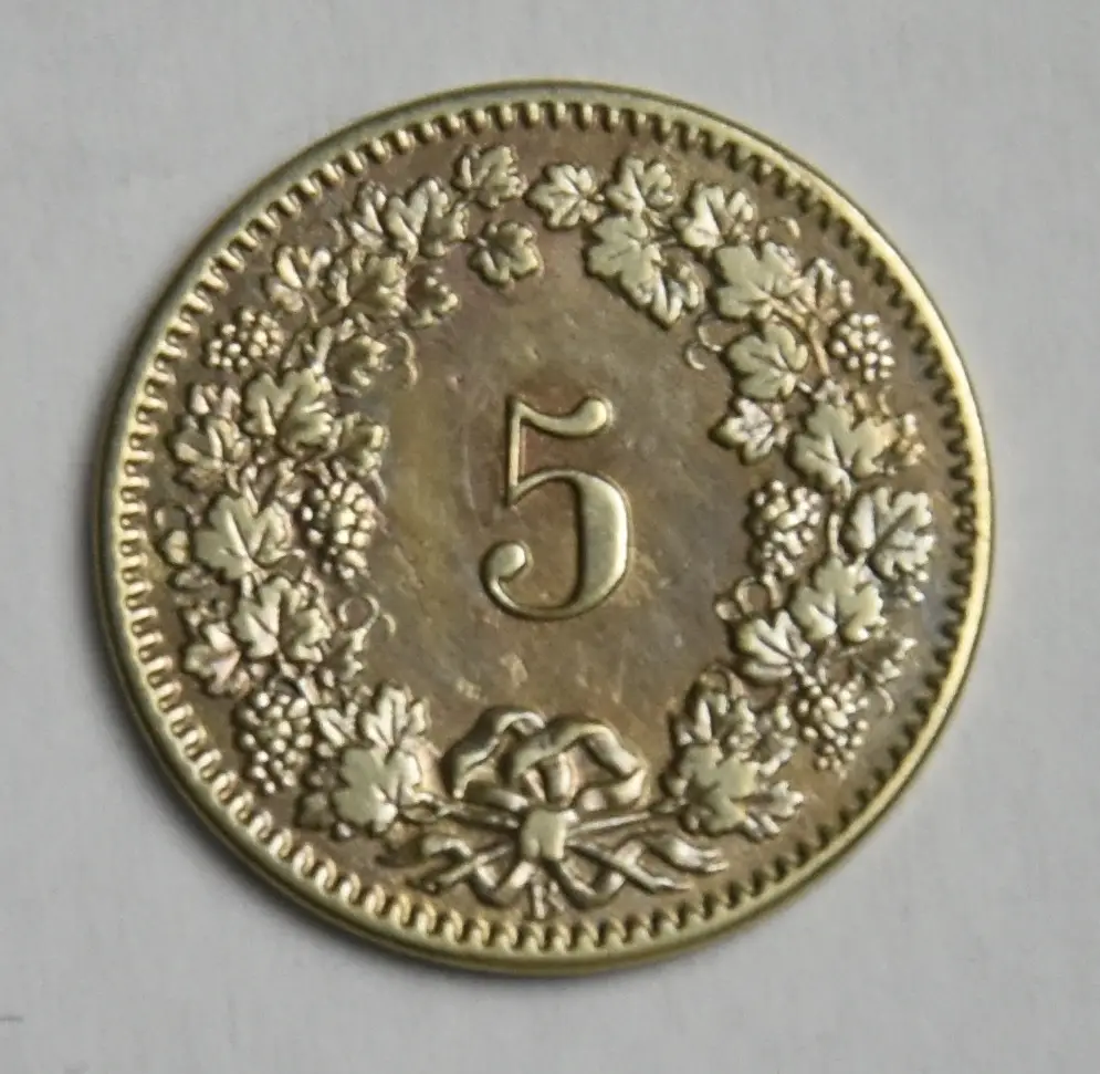 Switzerland 5 centimes - 1877 B