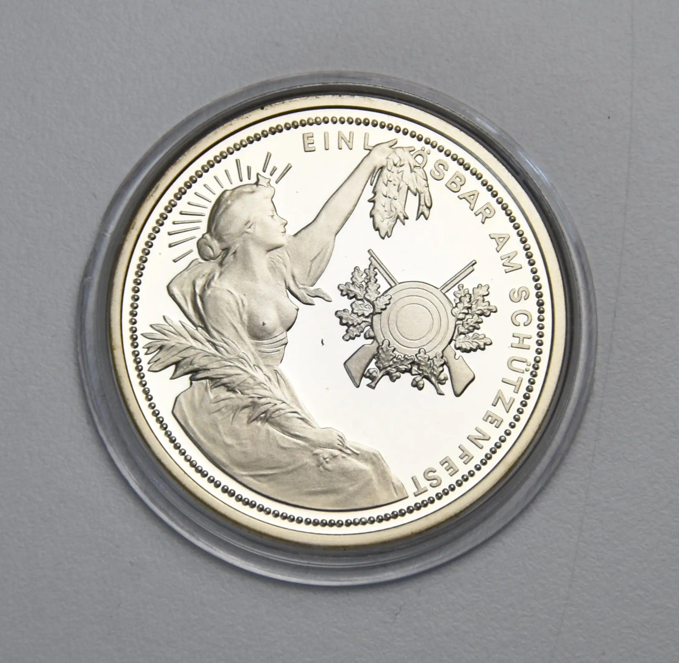 Schweiz Schützentaler 50 Franken 1989 Menzingen